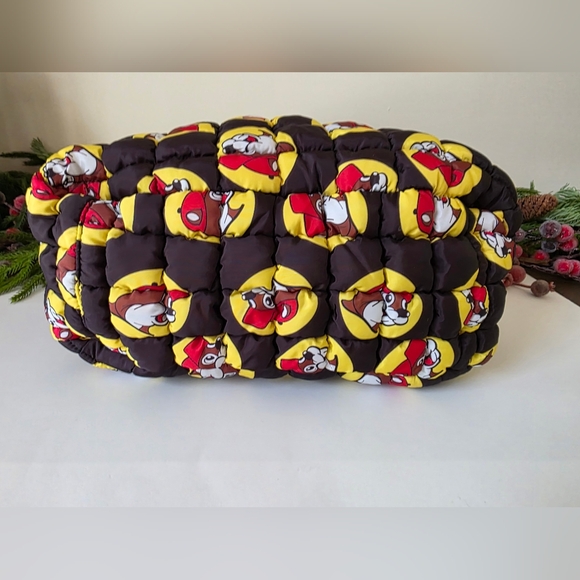 Official Buc-ee's Quilted Tote Bag- Iconic Beaver Mascot- Like New - Picture 10 of 13